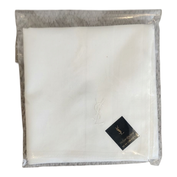 Yves Saint Laurent White Hankerchief - Picture 1 of 1